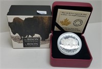 RCM 2014 $20 FINE SILVER COIN - THE BISON
