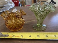 Two Small Fenton Pieces