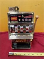 Vintage Toy Slot Machine Bank