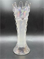 Nwood 8.75" white Spiral & Spines vase.  The only