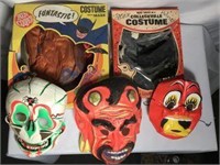 1960s children’s Halloween Masks and Costumes
