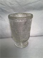 Fenton Glass Vase Winter Scene
