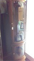 CORNER CURIO CABINET