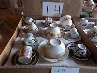 Box of 10 Cups & Saucers