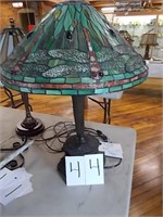 Dragonfly Tiffany Style Lamp Stained Glass