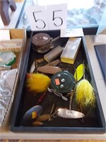 Box of Fishing Items