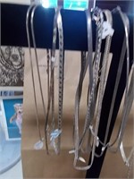Jewelry Display W/20 Sterling Necklaces
