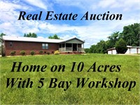 Goldston, NC Home on 10 Acres up for bids!