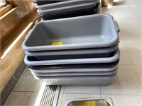 7- Plastic Tubs for Serving/ Cleaning