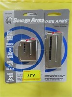 5 RD. AND 10 RD. SAVAGE .17 HMR/.22WMR MAGS