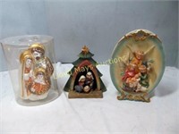 3pc Christmas Nativity Decor