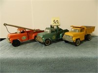 3 Hubley Construction Trucks