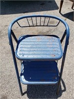 Metal step stool