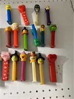 Huge lot of vintage pez dispensers