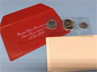 Silver uncirculated bicentennial 1776-1976 3
