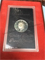 1971 Eisenhower proof dollar in hard case