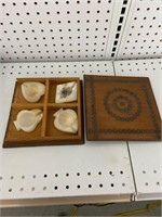 Vintage marble ashtrays