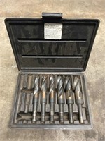 Heavy duty drill bit set, missing one piece