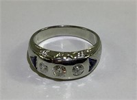 18k White Gold & Diamond Ring w/appraisal