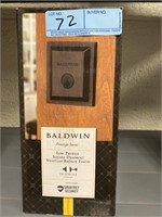 Baldwin square deadbolt bronze finish
