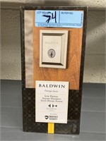 Baldwin square deadbolt nickel finish