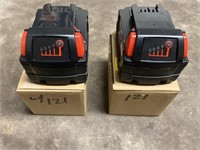 218 V batteries, look to be new