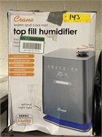 Warm and cool mist top fuel humidifier