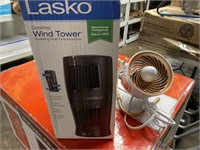 Lasko wind tower fan, Varnado plug-in fan