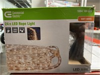 Commercial electric 24’ LED rope light
