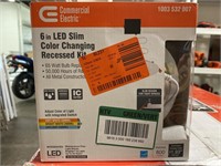 Commercial electric 6” LED slim color changing