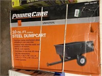 PowerCare 10 cu ft steel dump cart