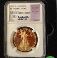 1986 Fifty Dollar Gold Coin