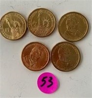 1841 One Dollar Coins