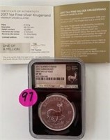 2017 S.Africa Silver Coin