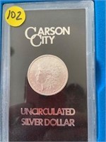 1884 CC Uncirc. Morgan Silver Dollar