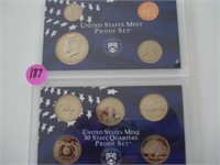 1999 US Mint Proof Set, State Quarter Set