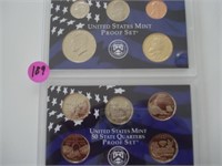 2003 US Mint Proof Set, State Quarter Set