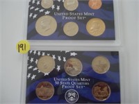 2004 US Mint Proof Set, State Quarter Set