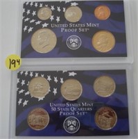 2006 US Mint Proof Set, State Quarter Set