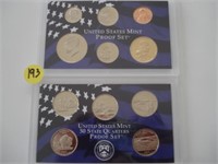 2005 US Mint Proof Set, State Quarter Set