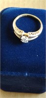 14k Gold Keepsake Diamond Ring