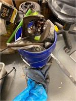 Bucket of tool items