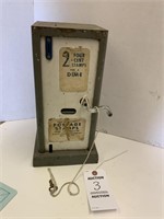 Antique Postage Stamp Dispenser, Key Present
