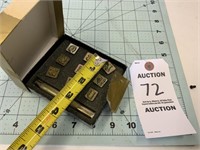 Leather Number Stamp Set