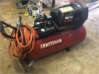 Craftsman 33 gallon air compressor with hose