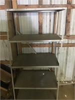 Metal shelf