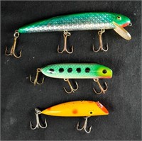 (3) FISHING LURES Bass Oreno Twitch Doctor