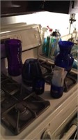 Blue glass ware