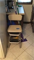 Step Stool mop and swiffer