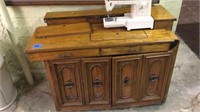 Singer Sewing Machine and cabinet